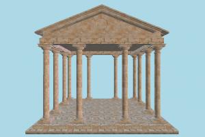 Greek Pavilion palmyra, pavilion, tourism, greek, ruins, build, structure
